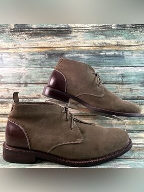 Blondo Konor Ankle Boot Mens 11M Brown Waterproof Suede Lace Up Chukka Combat